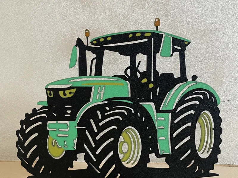 Decoration for a wall or shelf TRACTOR JD
