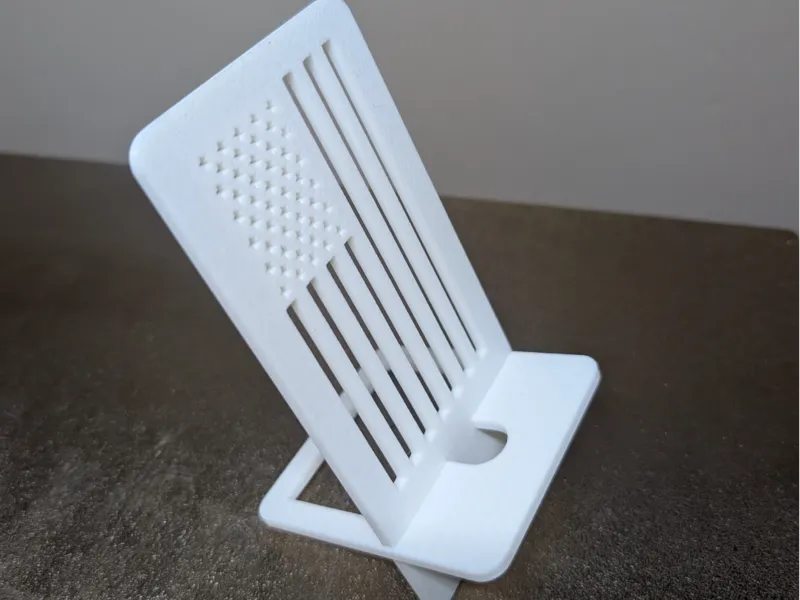 American flag phone stand 