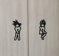Pancartes rigolotes pour porte de toilettes — photo 3