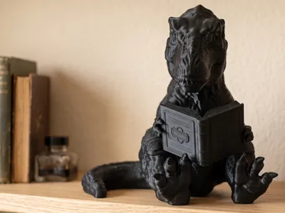 Studious T-Rex Figure - Read-a-Saurus Rex