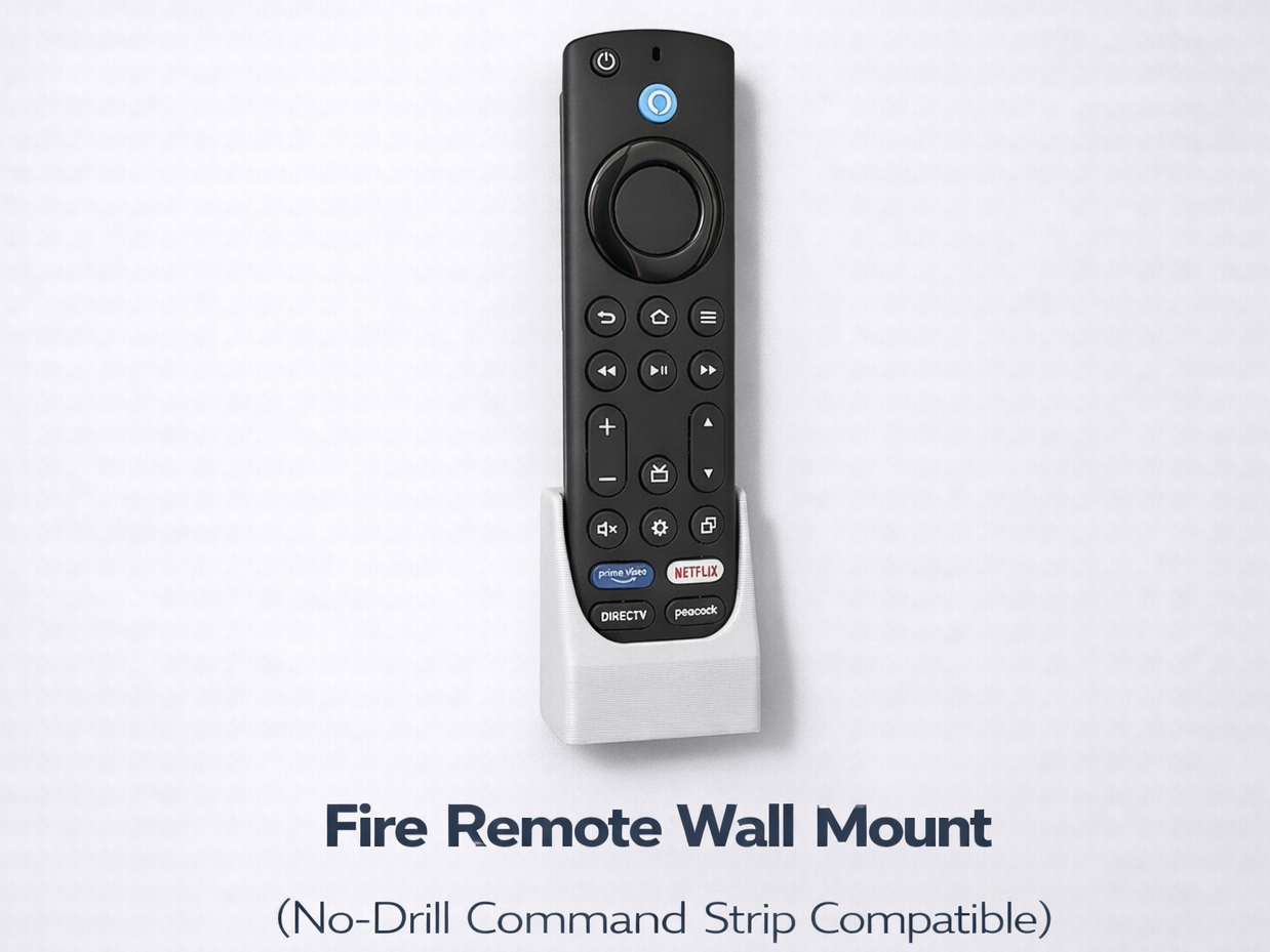 Fire Remote Wall Mount (Command Strip Compatible)