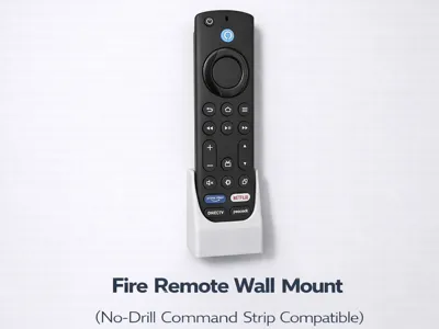 Fire Remote Wall Mount (Command Strip Compatible)