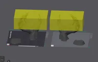 Lifesize (150%) sizing. 0.12mm layer, 4 walls, 15% infill