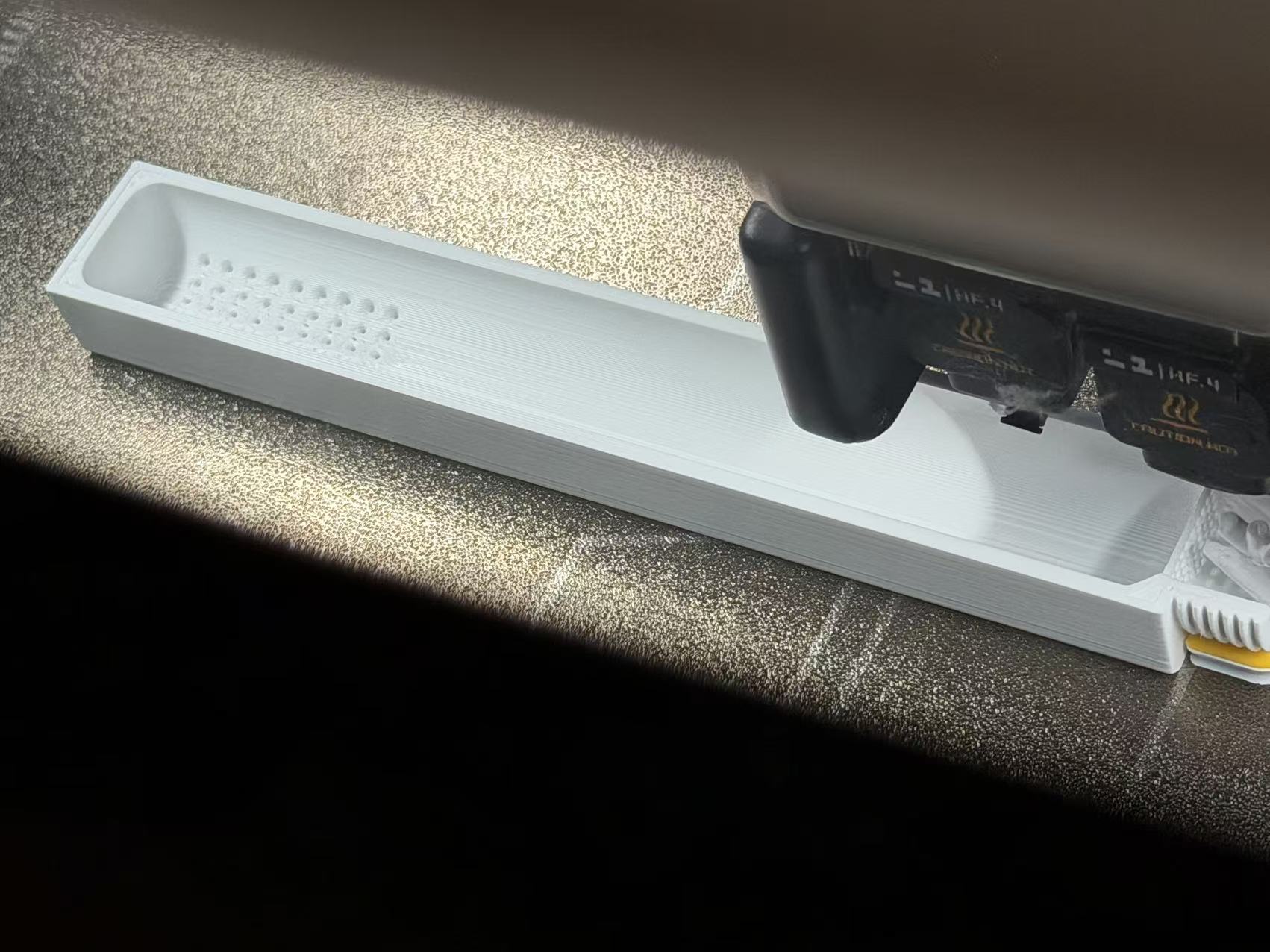 Miniatura 2 do modelo 3D 增压式花洒 现代简约风 长方形花洒 极简风格 一体打印