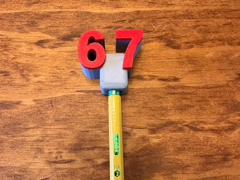 Pencil Topper 6ix7en