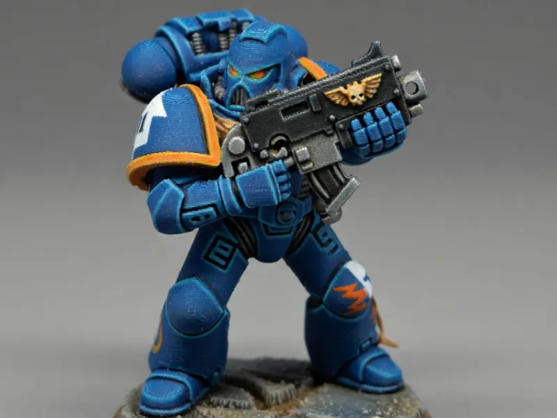 space soldier 3d figure