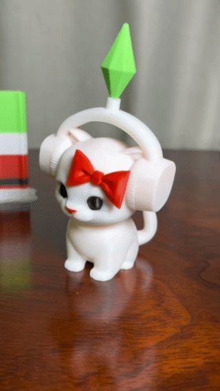 Dancing Cat Sims with Spring Head