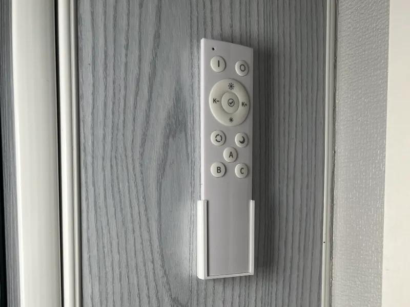 Light remote wall mount