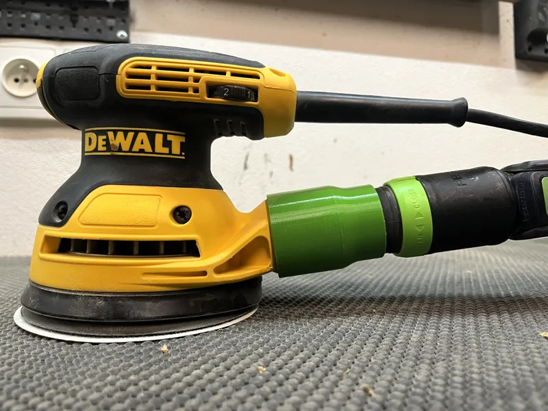 DeWalt DWE 6423 to Festool Cleantec vacuum adapter