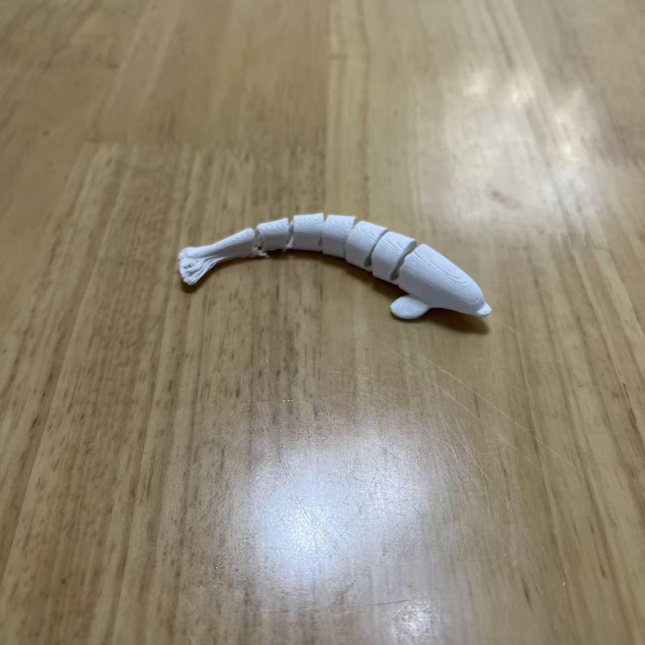 Miniatura 1 do modelo 3D 海豚-可活动关节的动物-可动动物儿童解压动物玩具