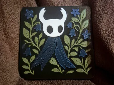 Hollow Knight Coaster or Wall Art - reversible 
