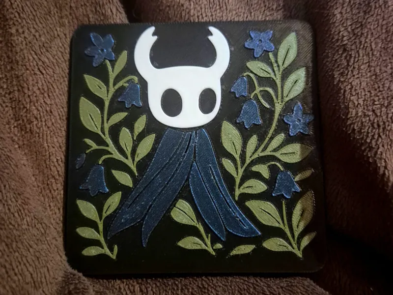 Hollow Knight Coaster or Wall Art - reversible 