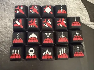 Helldivers 2 Orbital Strategem Keycaps