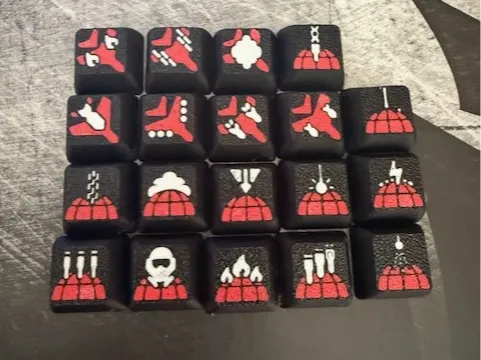 Helldivers 2 Orbital Strategem Keycaps
