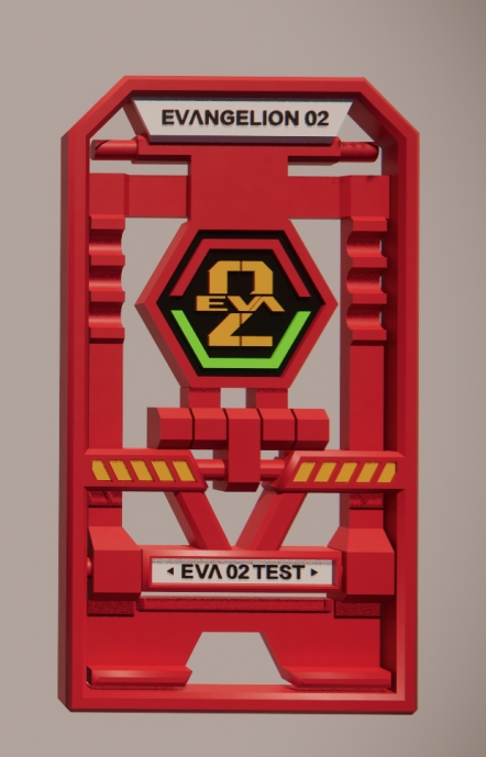 Miniatura 4 do modelo 3D EVA 零号机 初号机 二号机便携手机支架