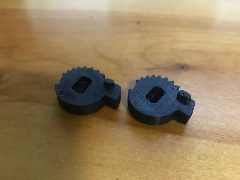 Ergopower 10s shifter gear remix from Thingiverse