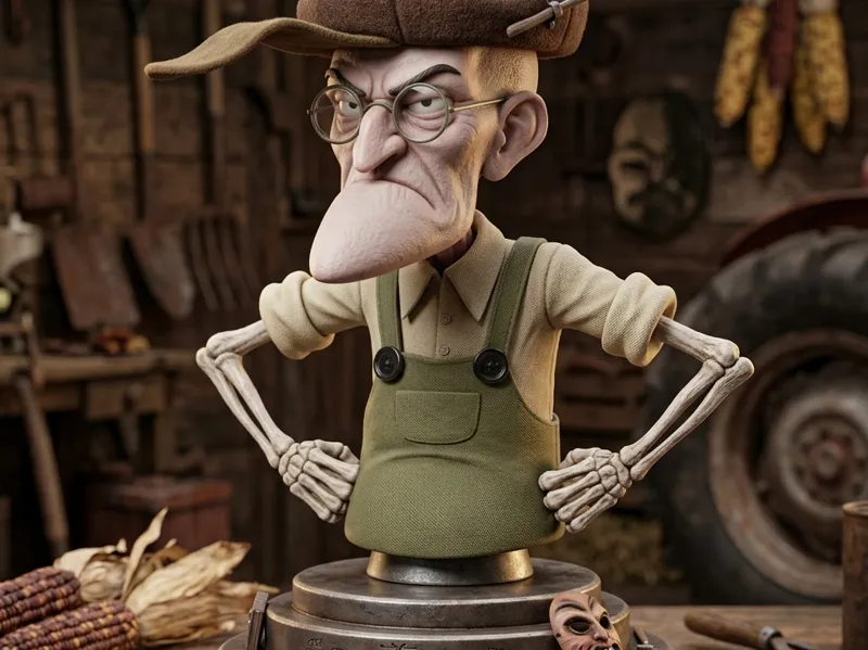 Ustas | Courage The Cowardly Dog show | Figurine