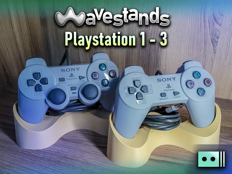 PlayStation 1 + 2 + 3 Controller Stand