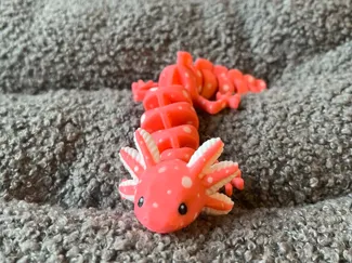 Articulated Dotted Axolotl - Multicolor