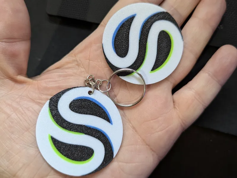 SOLARY - LOL LFL team - Logo Magnet + Keychain
