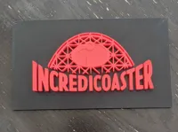 Enseigne Incredicoaster Disney — photo 1