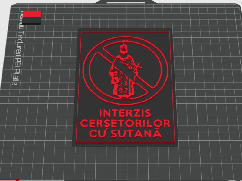 "Interzis cersetorilor cu sutana" sign