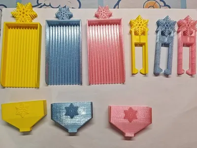 Snowflake Dual-Needle Perler Bead Tool