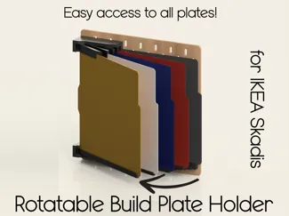 Carousel / Rotatable Build Plate Holder Skadis
