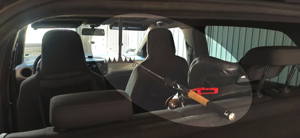 Adjustable fishing rods holder for cars - Free 3D Print Model - MakerWorld