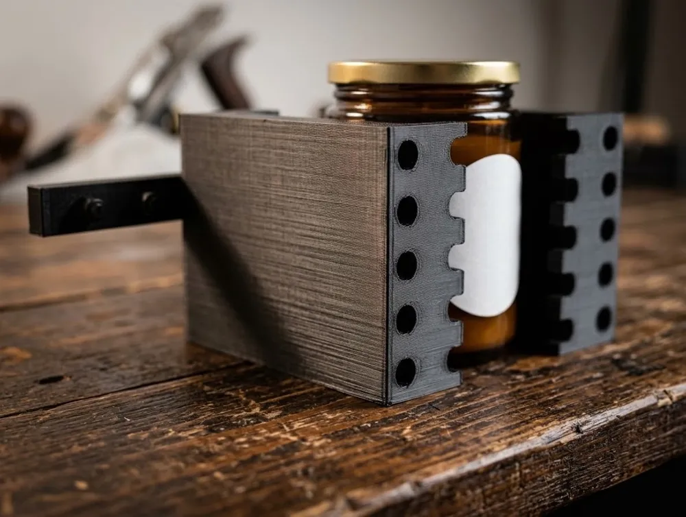 Label Alignment Jig — Straight, Centered Labels - Free 3D Print Model ...