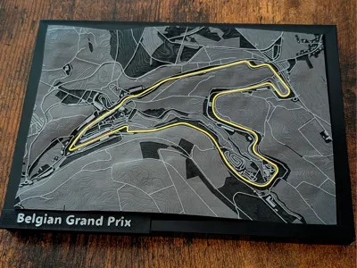 Spa-Francorchamps 3D Miniature v2