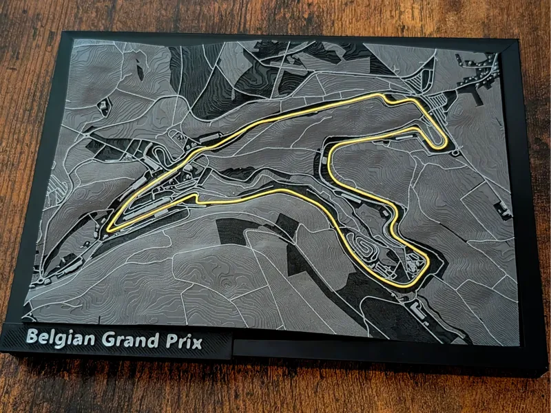 Spa-Francorchamps 3D Miniature v2