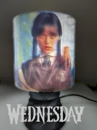 Lithophanie sphérique Wednesday Addams — photo 1
