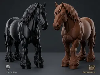 Horse with nice details