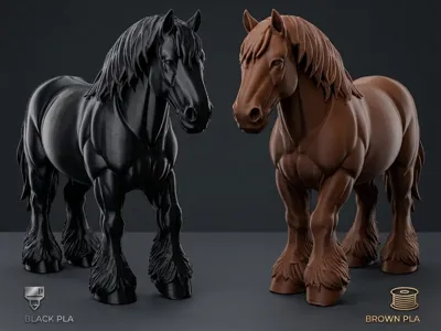 Horse with nice details