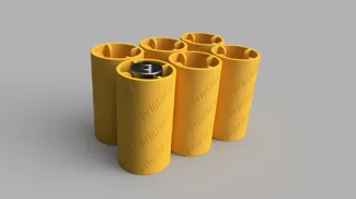 AA to C - battery adapter