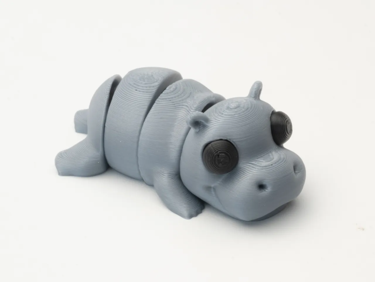 Mini Hippos - Articulated & Keychain view 2