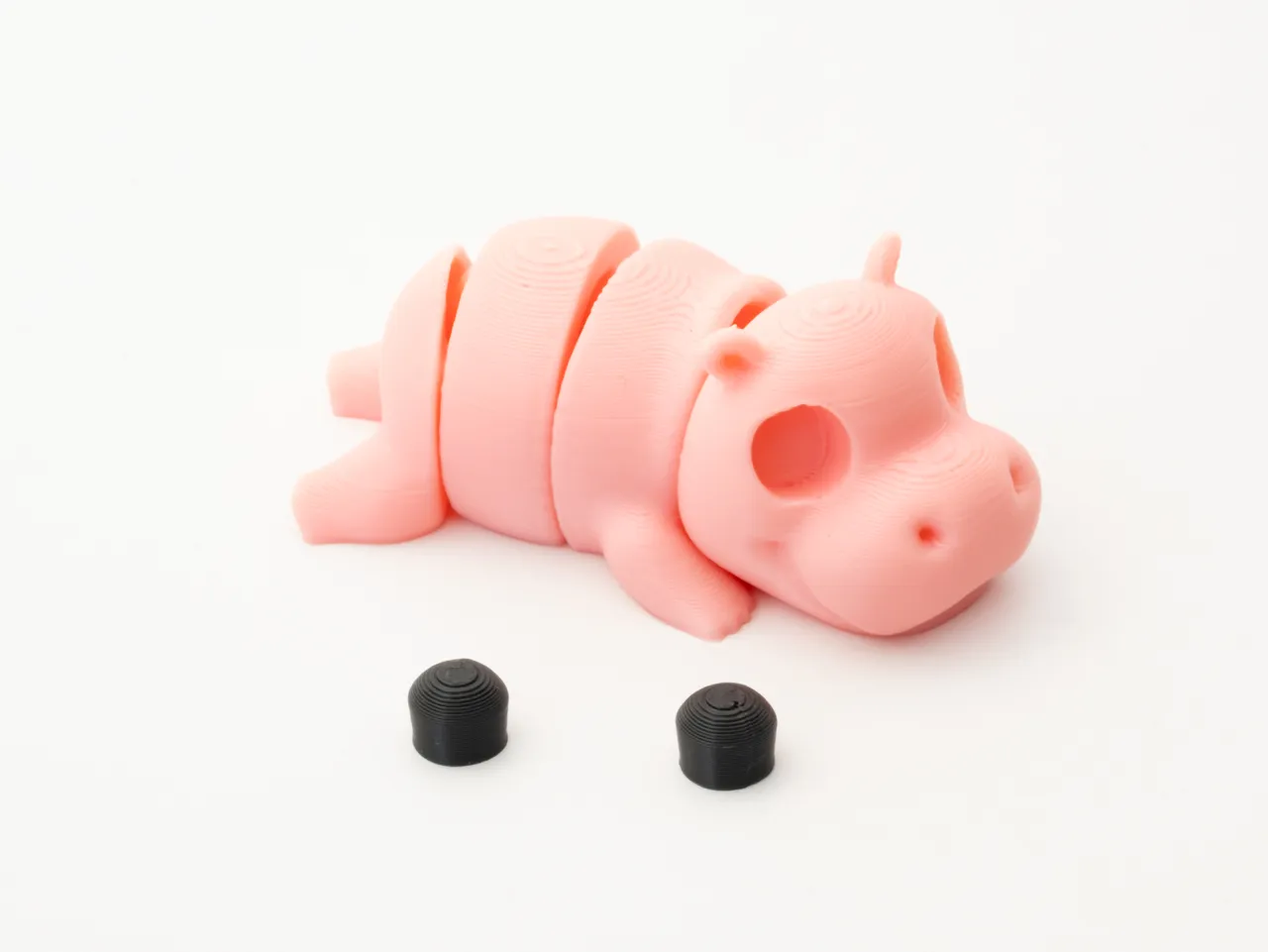 Mini Hippos - Articulated & Keychain view 3