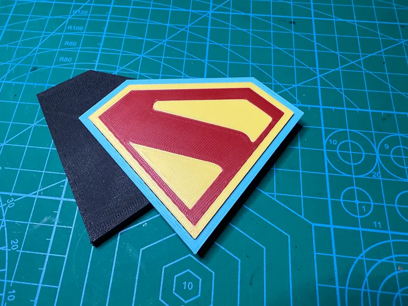 Magnetic Superman Badge