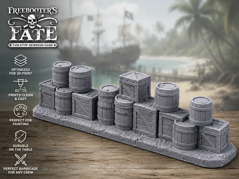 Freebooters Fate - Barricade - Tabletop Terrain