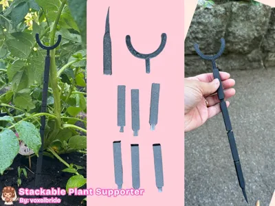 Stackable Plant Supporter Gardening Stake