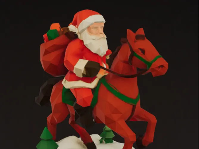 Santa or Horse