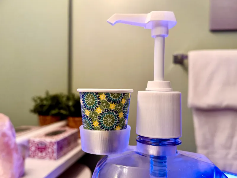 Mouthwash Cup Holder