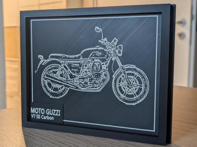 Moto Art - Moto Guzzi V7 Carbon