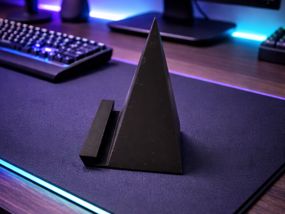 Miniatura 1 do modelo 3D Logo / Sign Display Stand - Triangular 3D