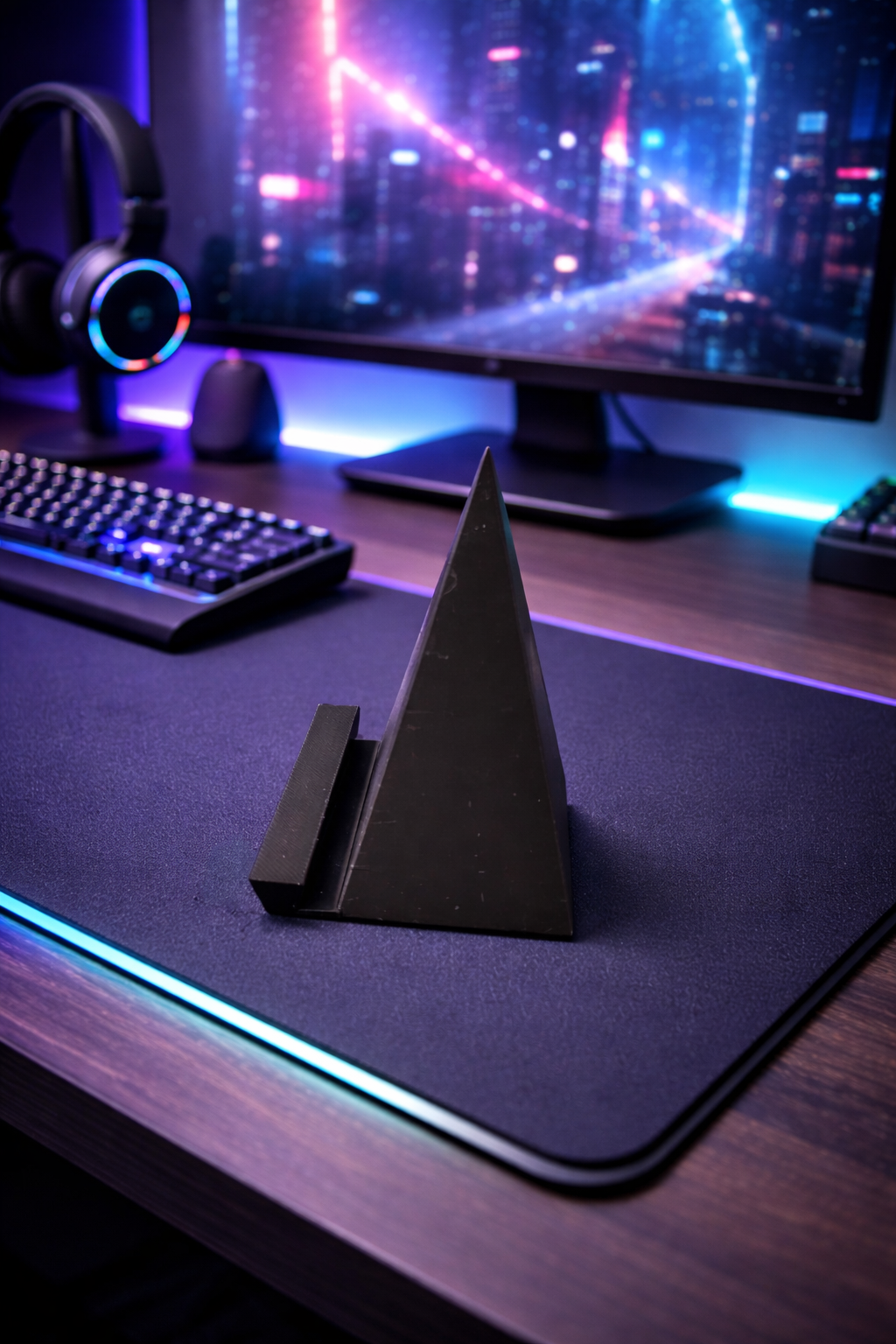 Miniatura 3 do modelo 3D Logo / Sign Display Stand - Triangular 3D