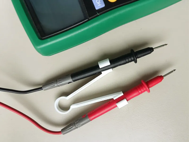Multimeter probe tweezer