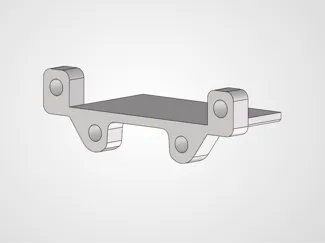 SCX30 Servo mount for standard 2g servos