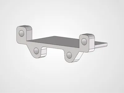 SCX30 Servo mount for standard 2g servos
