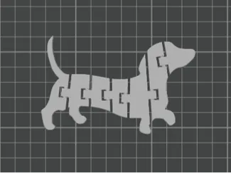 Flexi Weenie Dog
